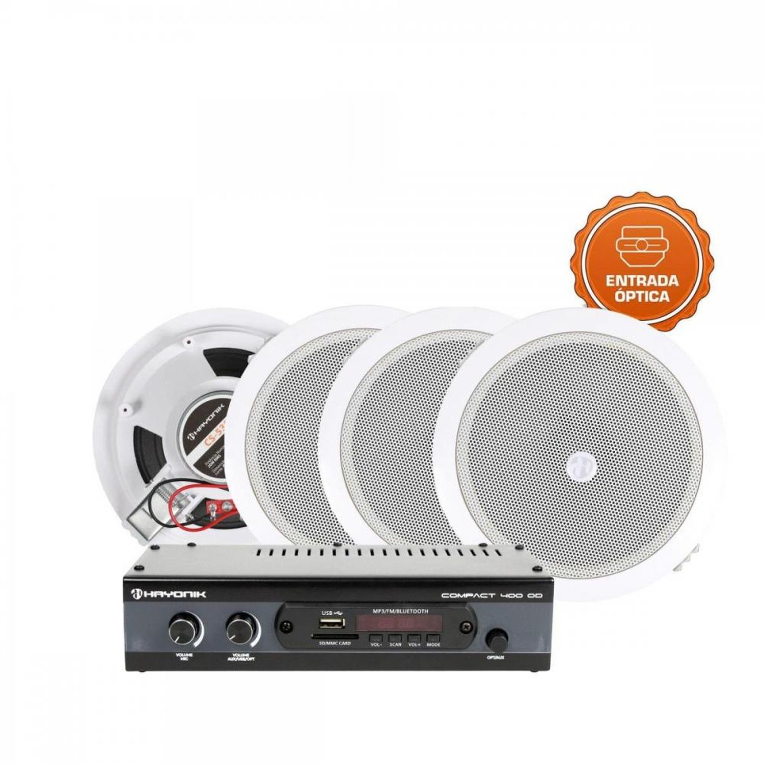 Kit Som Ambiente Compact400od Cs530 Un.Venda: Pc/1