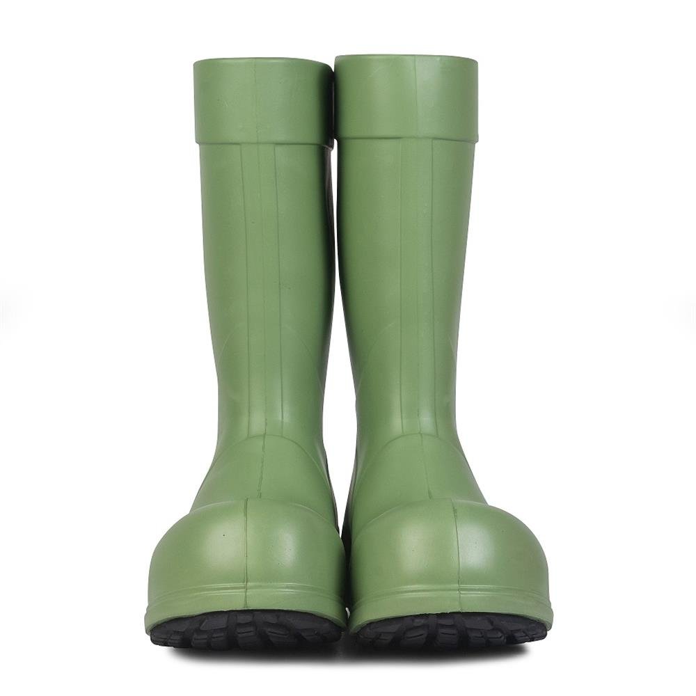 Bota de EVA de Segurança C/ Biqueira de 200J e Solado Três Pontas - CA 51.812 - FEB-SB - Verde Tamanho 46 - Sticky Shoes