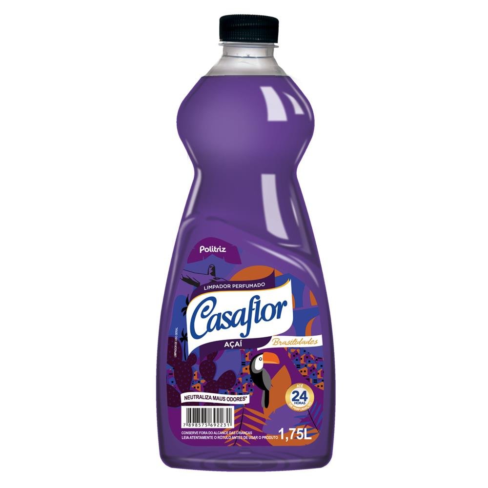 Limpador Perfumado Brasilidades Açai 6 X 1750 Ml - Casaflor