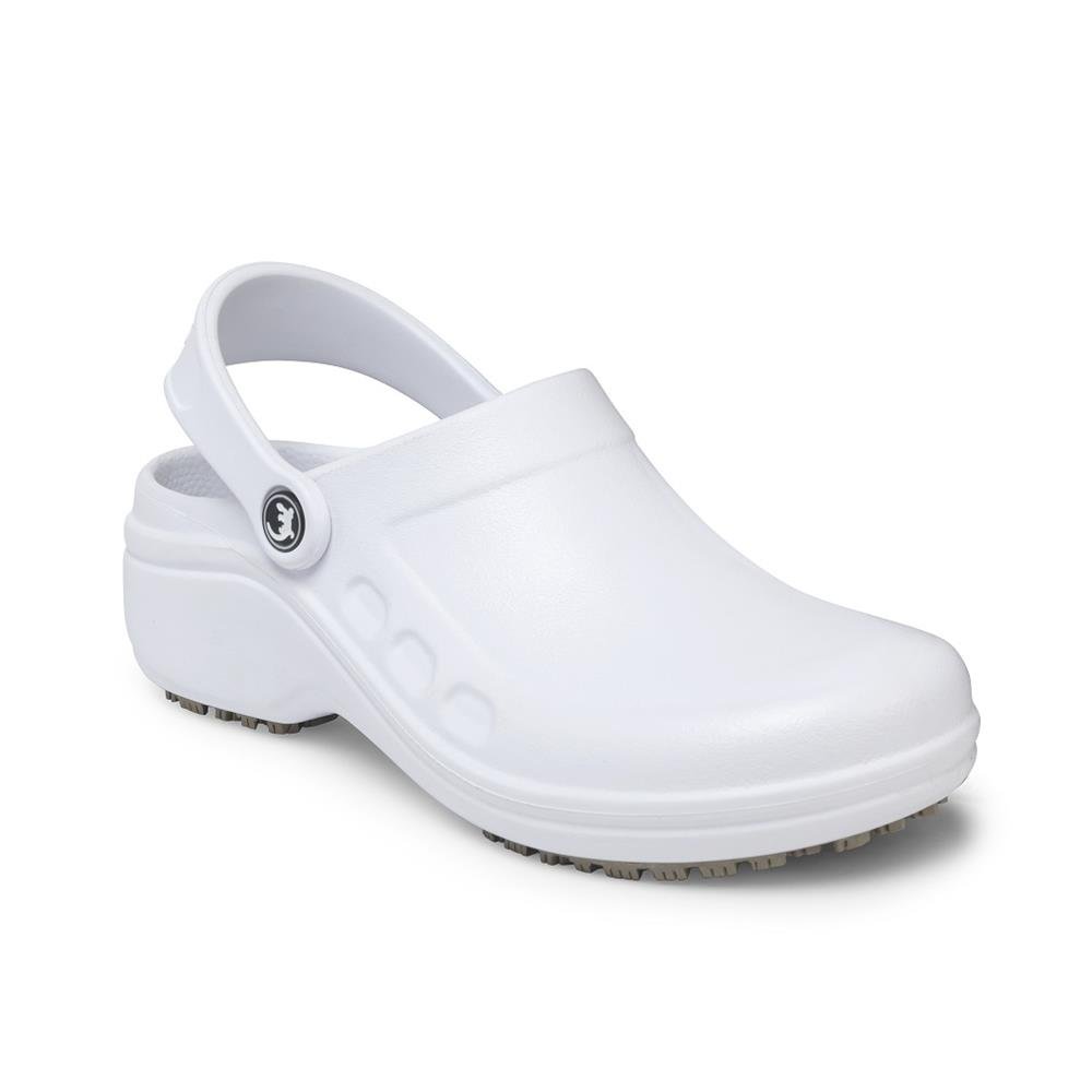 Tamanco Ocupacional Sticky Shoes Clog - CA 49.860 - SSC - Branco Tamanho 35
