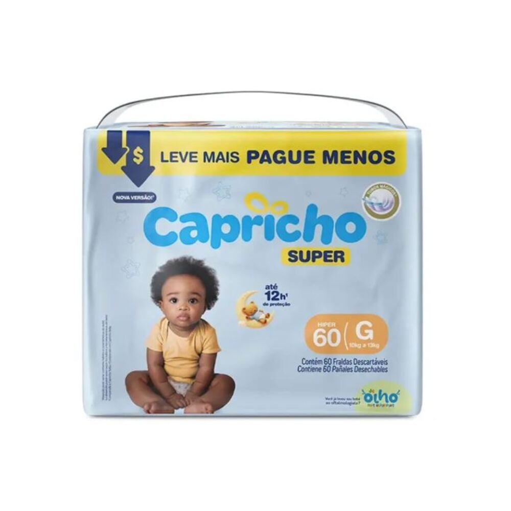 Fralda Capricho Super G 1X60