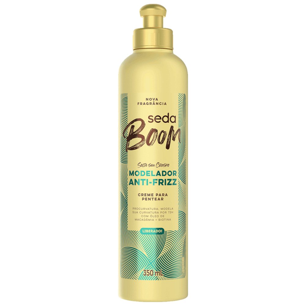 Modelador Seda Boom Anti Frizz3 350ml