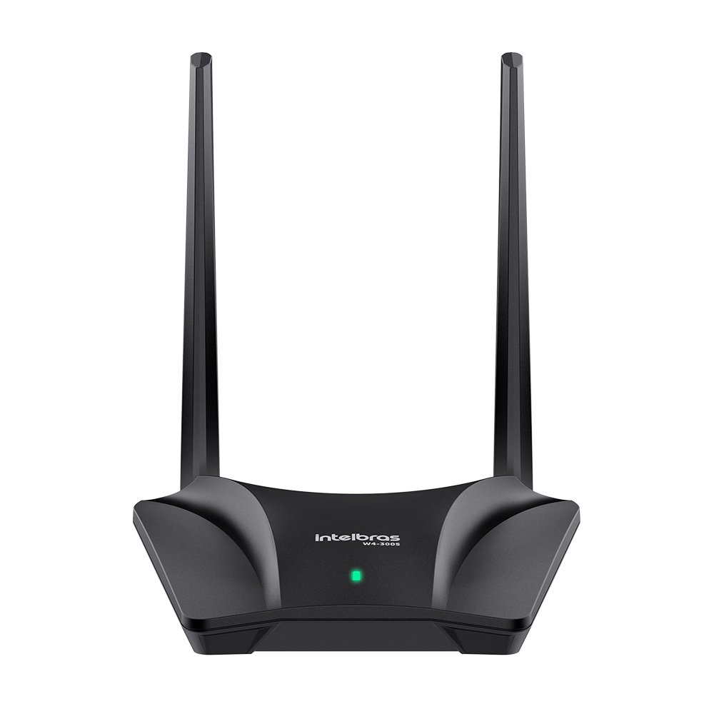 Roteador Wi-Fi 3 Portas N 300mbps W4-300s, Preto, 4750215, Intelbras