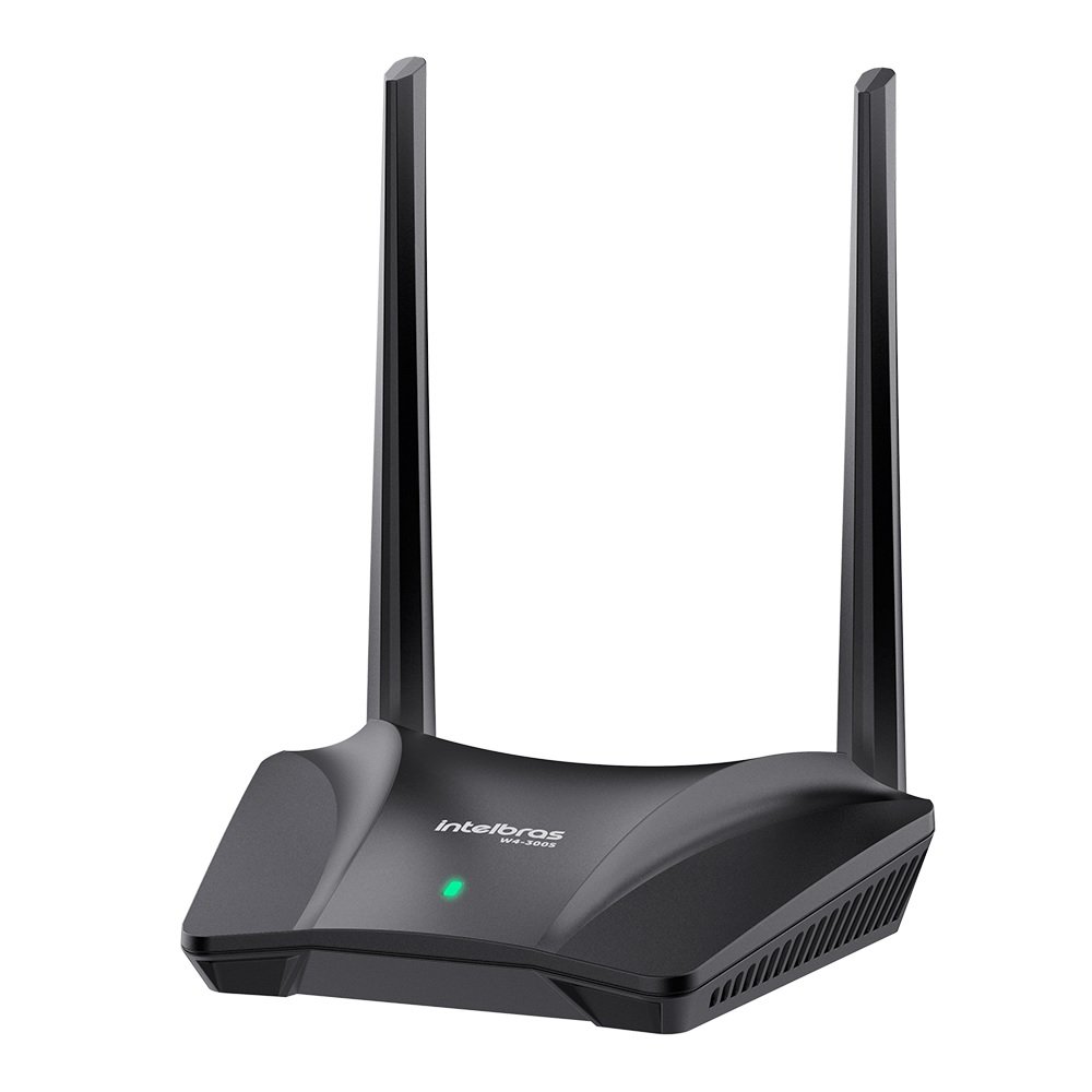 Roteador Wi-Fi 3 Portas N 300mbps W4-300s, Preto, 4750215, Intelbras