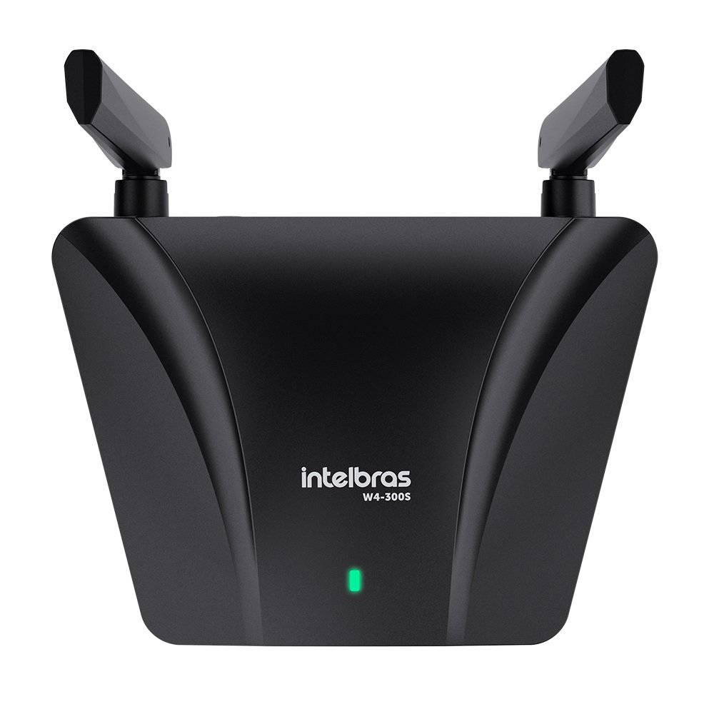 Roteador Wi-Fi 3 Portas N 300mbps W4-300s, Preto, 4750215, Intelbras