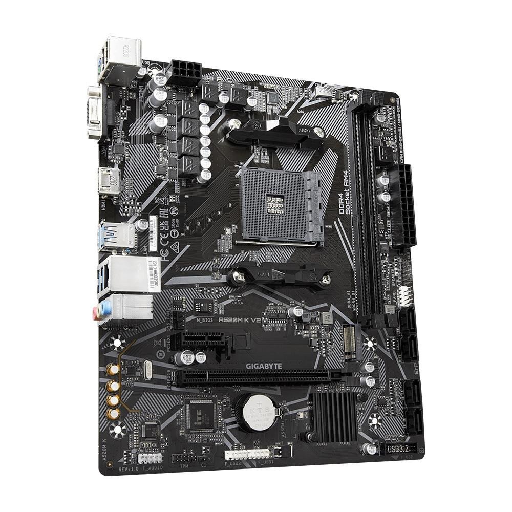 Placa Mãe Am4 Gigabyte A520m K V2