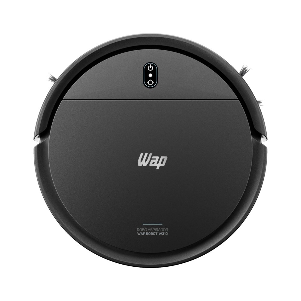 Aspirador Robô De Pó Robot W310, Com Base Carregadora, Bivolt, Preto, Wap