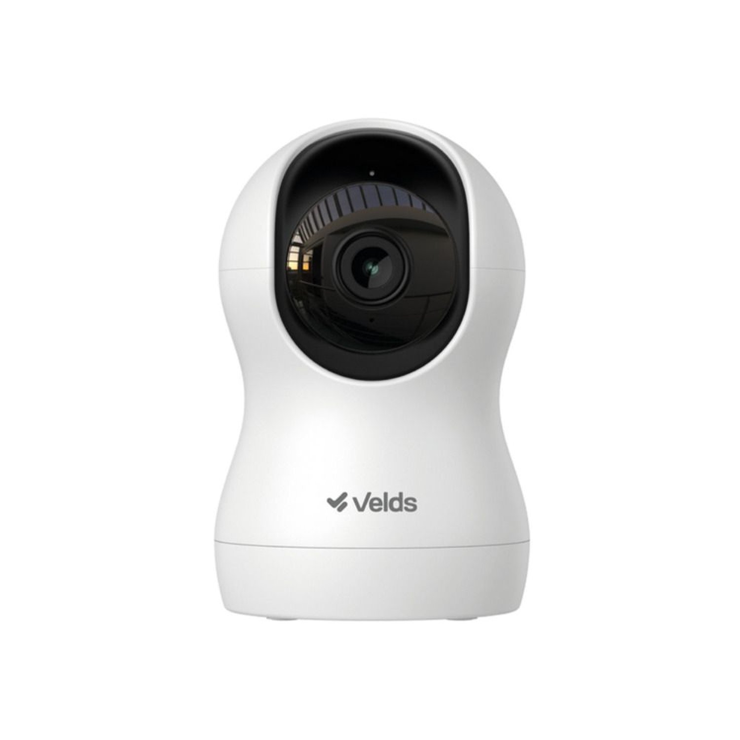 Câmera De Segurança Interna Velds Ciptzw-3M Wi-Fi, 3Mp, Visão 360º, Alcance Noturno 10M ¿ Branca