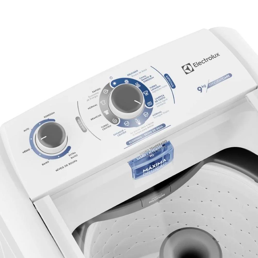 Máquina De Lavar 9Kg Electrolux Efficient Care (Led09)