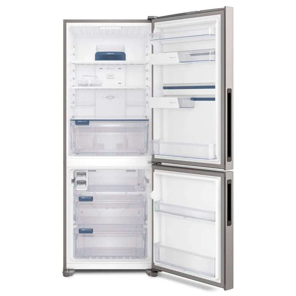 Geladeira Electrolux Frost Free Inverter 490L Efficient Com Autosense Inverse Inox Look (Ib7s)