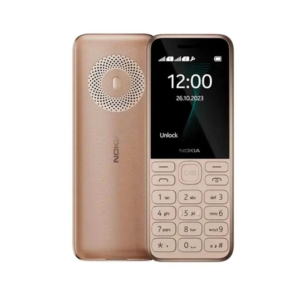 Celular Nokia 130 4G Dourado Dual Chip P/ Idoso