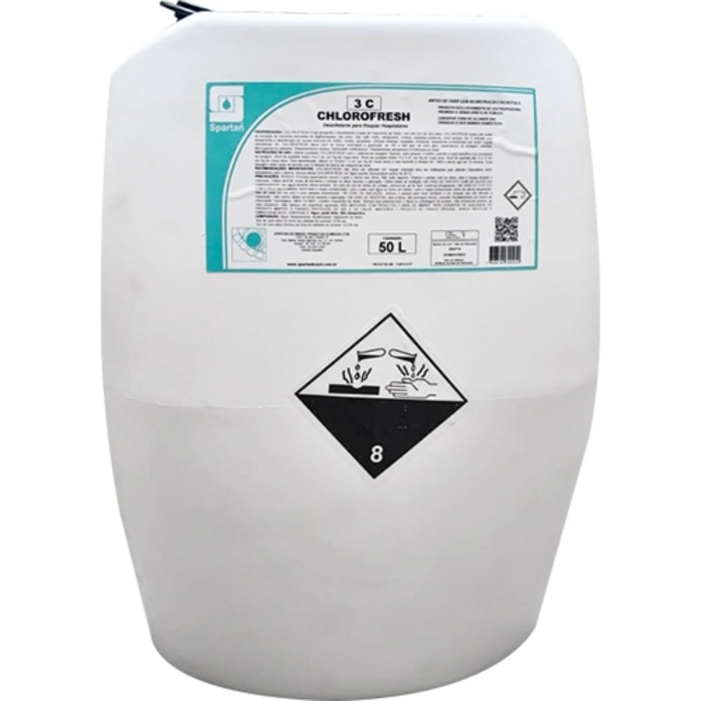 Alvejante Desinfetante Chlorofresh 50L Spartan