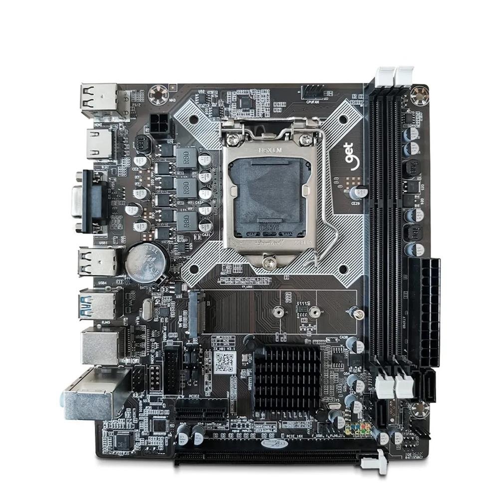Placa Mãe Get H81 M2 Lga 1150 Ddr3, Suporte Intel 4° Geração, Sata M.2 Hdmi Vga Usb 3.0 Micro Atx