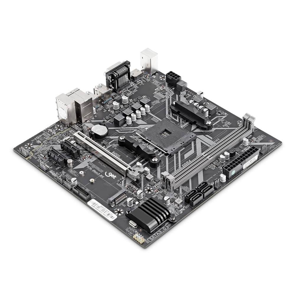 Placa Mãe Get Am4 Gaming B450m Ddr4, Amd Ryzen, Hdmi, M.2, Sata 3, Usb 3.0, Micro Atx