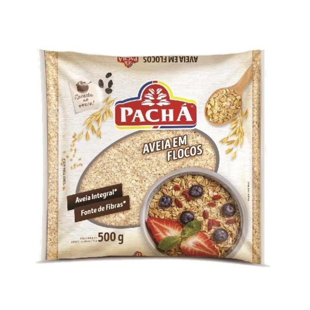 Aveia Pacha Flocos 500Gr - Embalagem 10X500 Gr