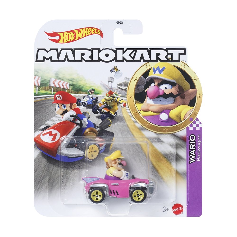 Carrinho Hot Wheels Mario Kart GBG5 Sortido
