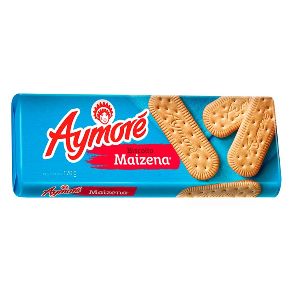 Biscoito Aymore Maizena 170Gr - Embalagem 40X170 Gr