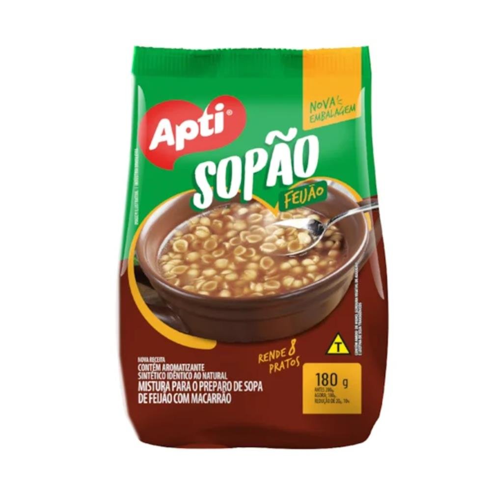 Sopao Apti 180G Feijao Com Macarrao