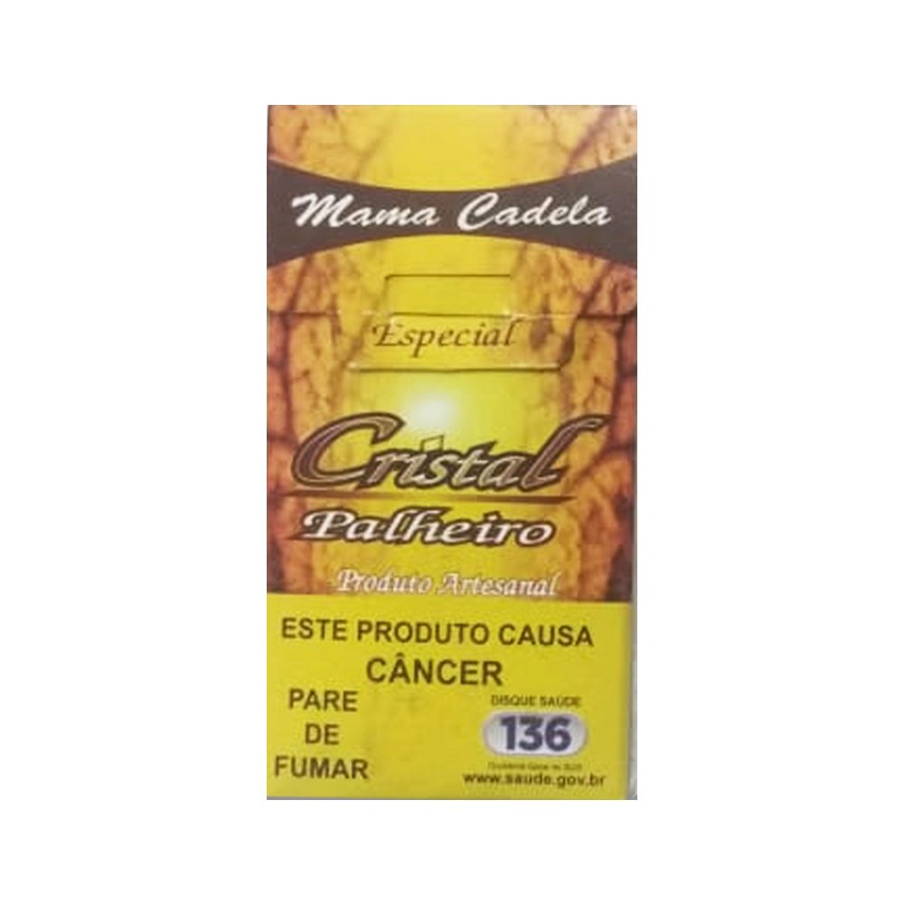 Cigarro Cristal Palheiro Mama Cadela - Embalagem 10X20 Unidades