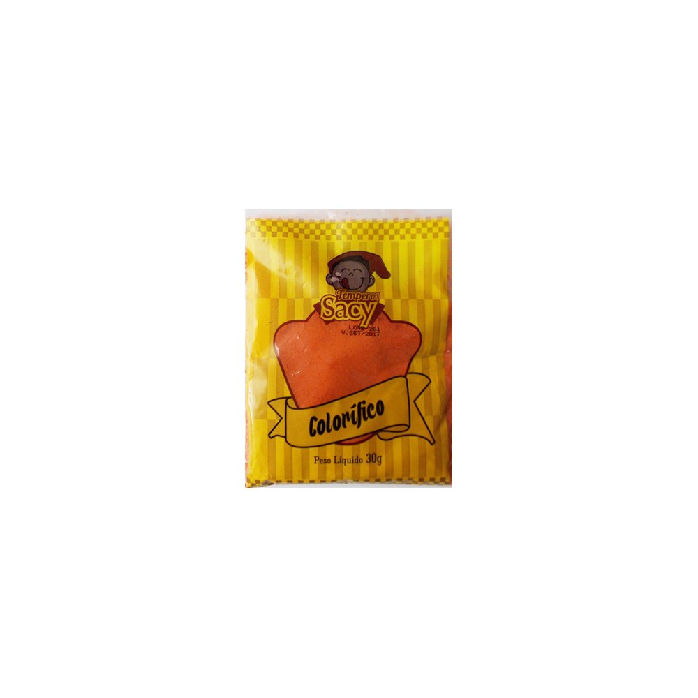 Colorau Colorifico Sacy Cartela 30Gr - Embalagem 10X30 Gr