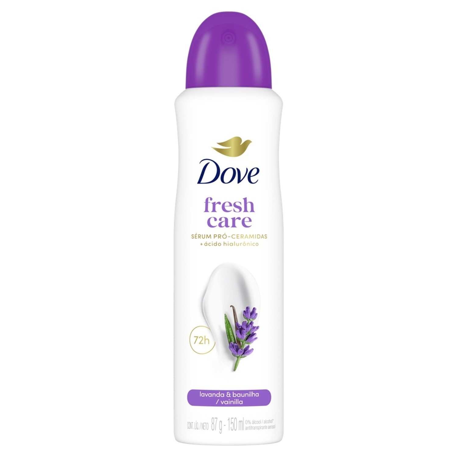 Desodorante Aerossol Dove Women Lavanda e Baunilha 150ml