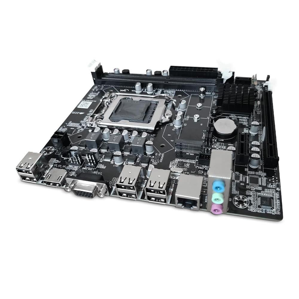 Placa Mae Get H61, Lga 1155, Ddr3, Hdmi, Vga, M.2 Sata E Nvme, Usb 2.0, Rede 10/100/1000 Mbps
