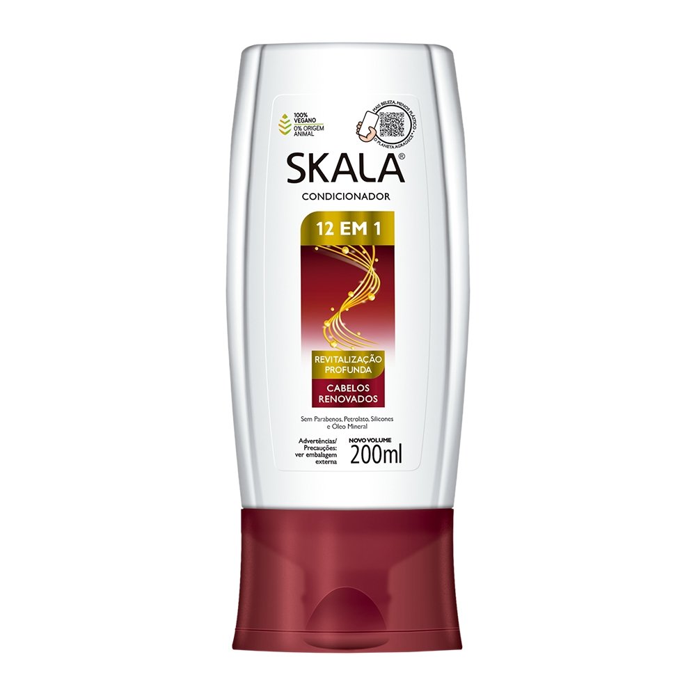 Kit Shampoo 325ml + Condicionador Skala 12 em 1 200ml