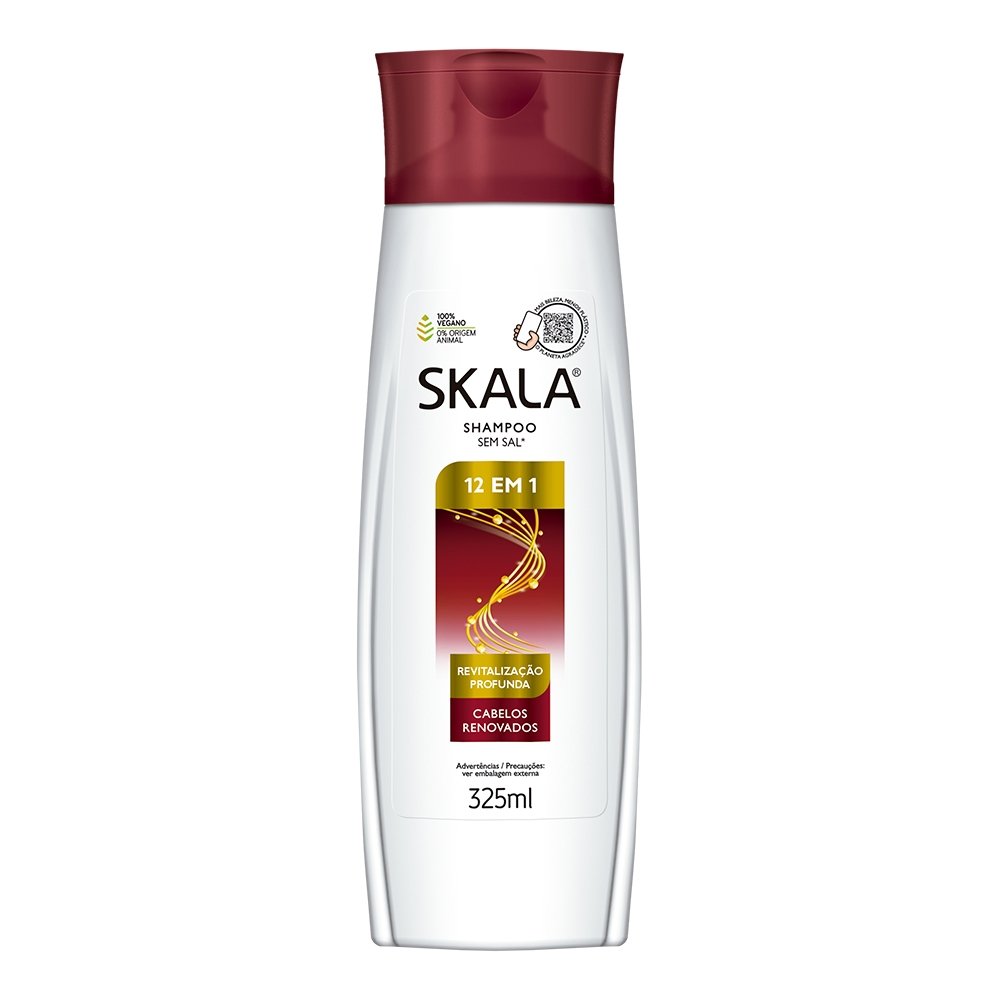 Kit Shampoo 325ml + Condicionador Skala 12 em 1 200ml