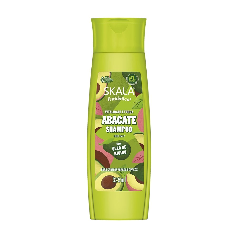 Kit Shampoo 325ml + Condicionador 200ml Skala Bomba Abacate