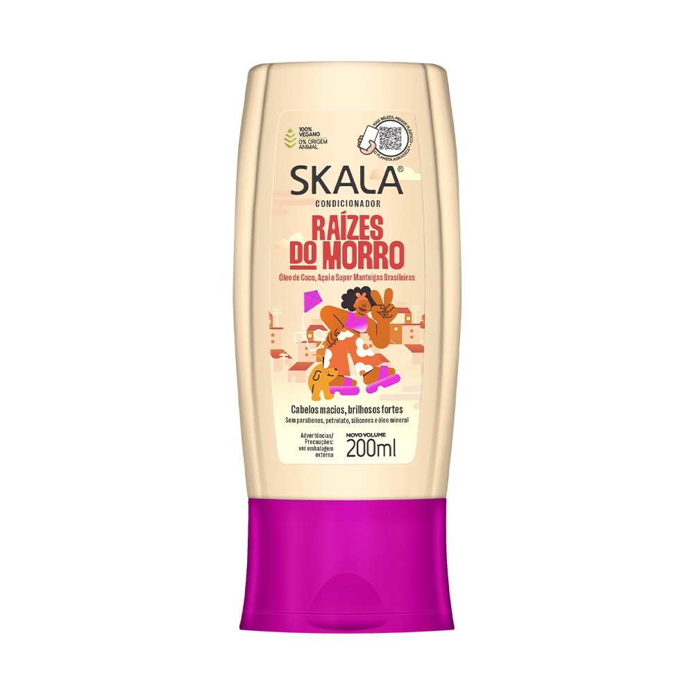 Kit Shampoo 325ml + Condicionador 200ml Skala Raízes do Morro