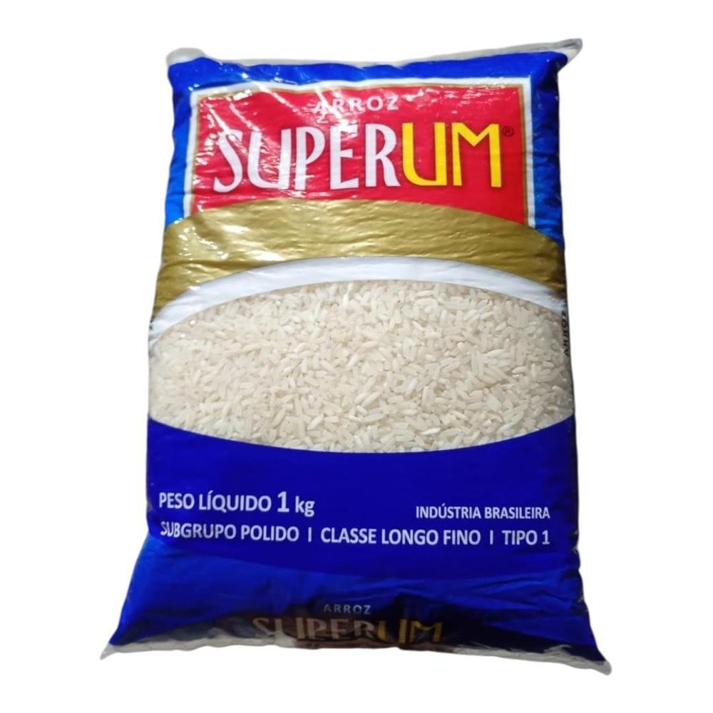 Arroz Branco Superum 1Kg - Fardo Com 30 Unidades. | Martins Atacado