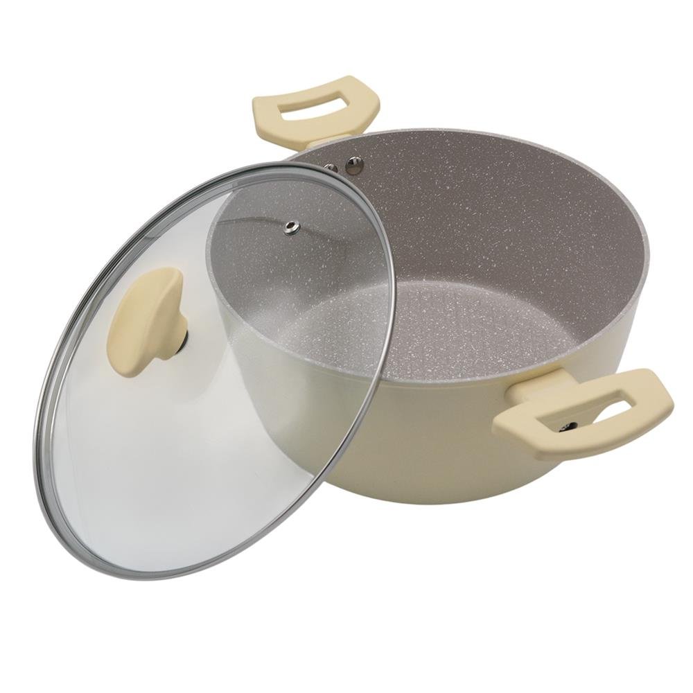 Caçarola Parma Cerâmica Número 24 Com Tampa E Com Indução - A5