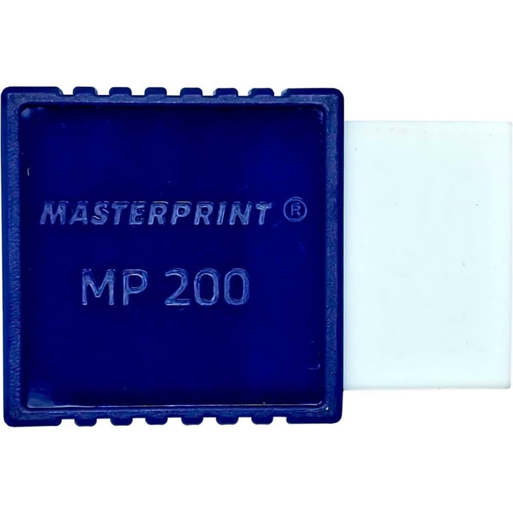 Borracha Branca Mp-200 Com Capa Azul - Caixa Com 24 Unidades