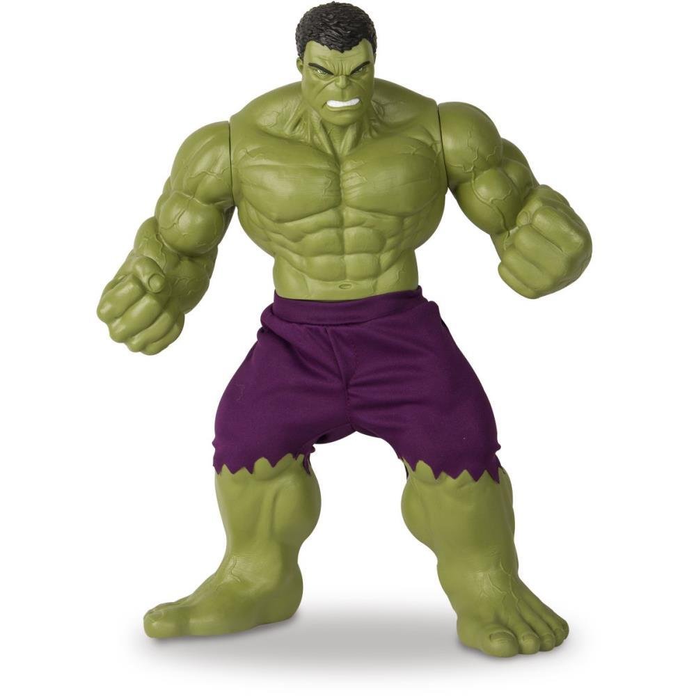 Boneco Hulk Verde Revolution 45Cm Com Articulações