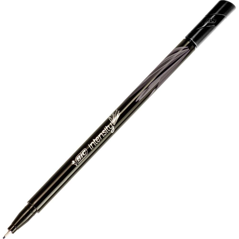Caneta Com Ponta Porosa Bic Intensity 0.4Mm Preta - Bloco Com 01