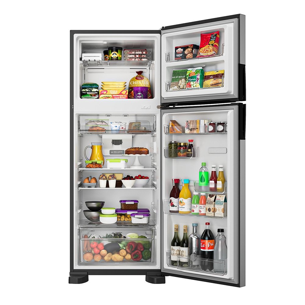 Geladeira/Refrigerador Consul CRM53MKBNA 455 Litros - Frost Free, 2 Portas, Inox, 220V