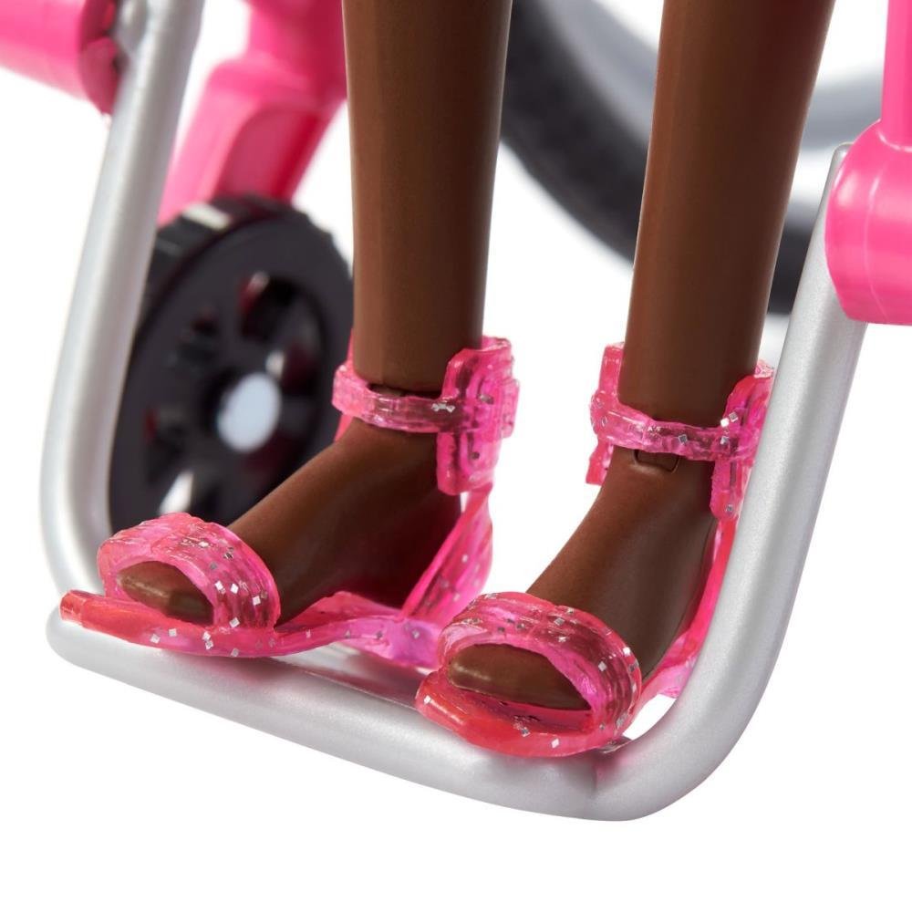 Barbie Fashion Boneca Cadeira De Rodas Rosa