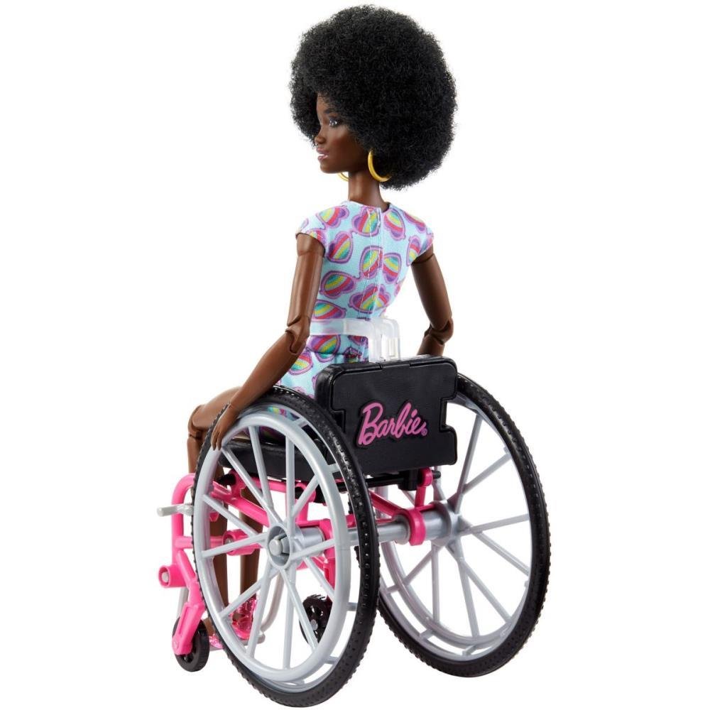 Barbie Fashion Boneca Cadeira De Rodas Rosa