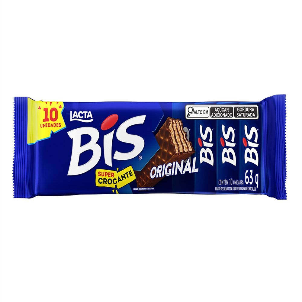 Chocolate Lacta Bis Ao Leite 63g