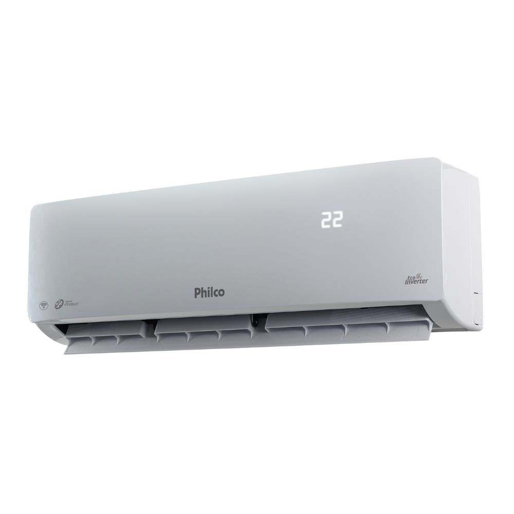 Ar Condicionado Split Philco Hi Wall Eco Inverter 24.000 BTU/h Quente e Frio Bifasico Branco PAC24000IQFM9W - 220V