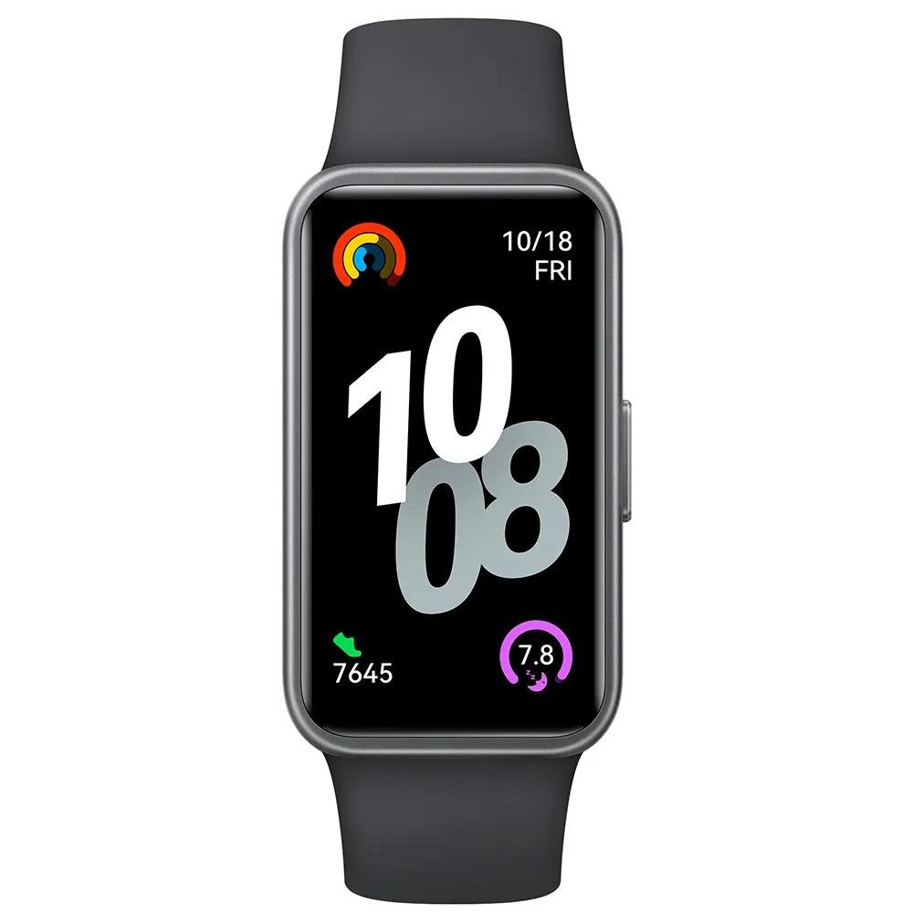 Smartband Huawei Band 10, 14 Dias De Duração Da Bateria, Trusleeptm, Compatível Com Ios E Android Preto
