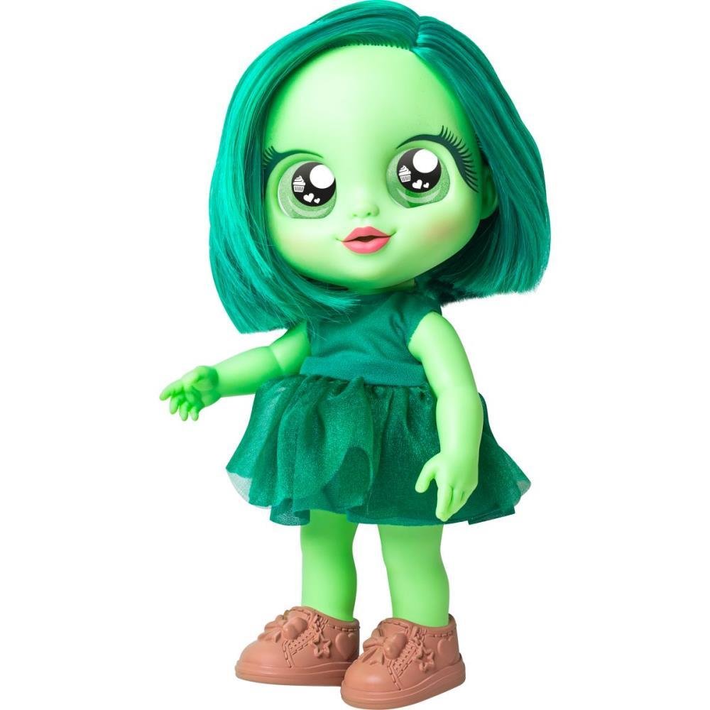 Boneca Glow Girls Verde Olivia Bee Toys