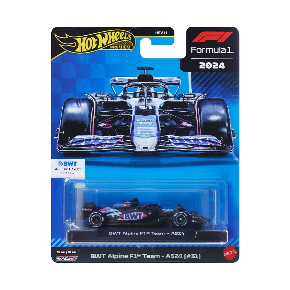 Carrinho Hot Wheels Racing Fórmula 1 Premium HRV11 Sortido