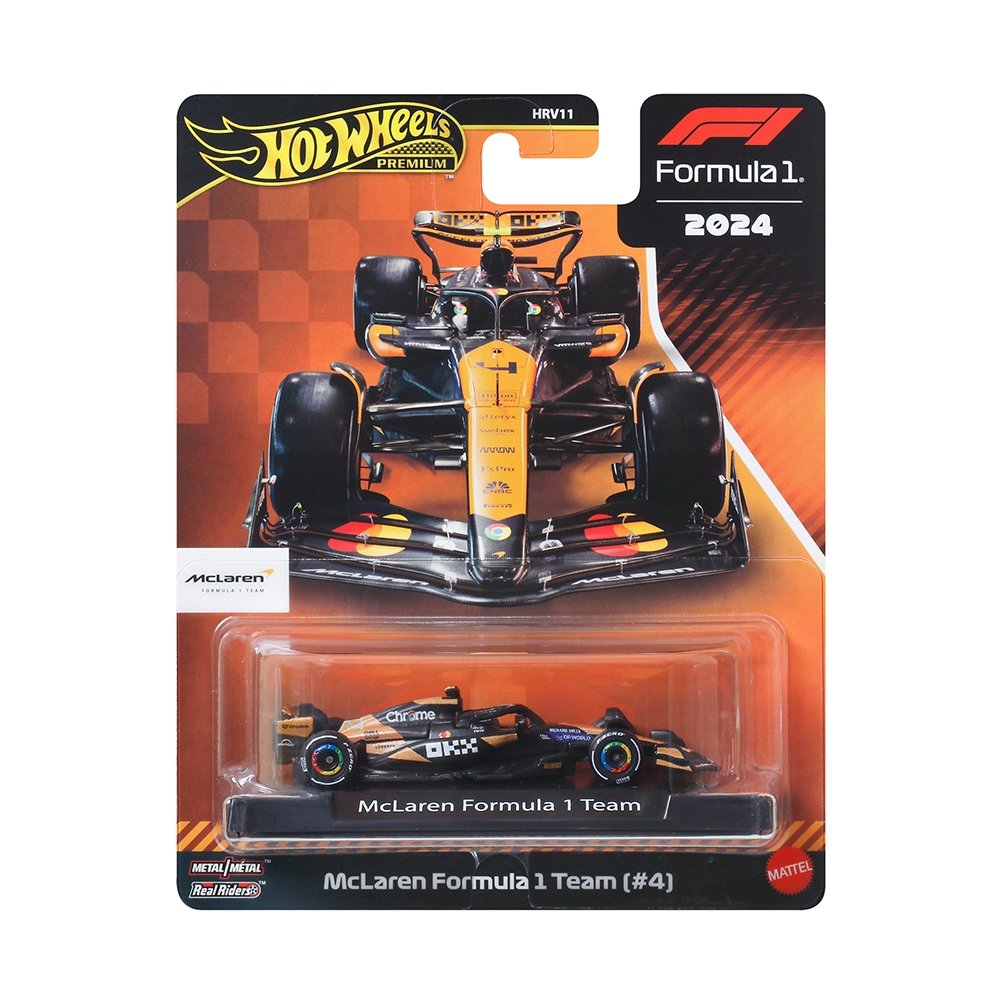 Carrinho Hot Wheels Racing Fórmula 1 Premium HRV11 Sortido