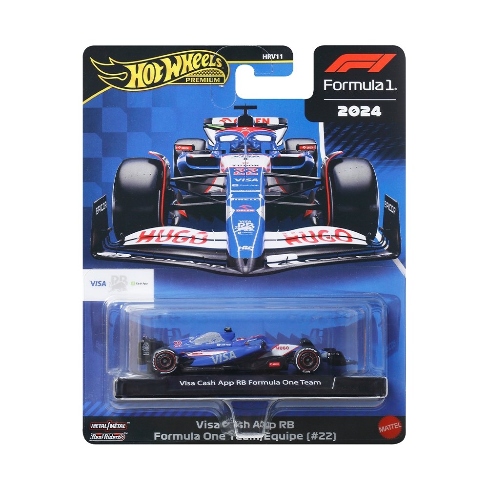 Carrinho Hot Wheels Racing Fórmula 1 Premium HRV11 Sortido