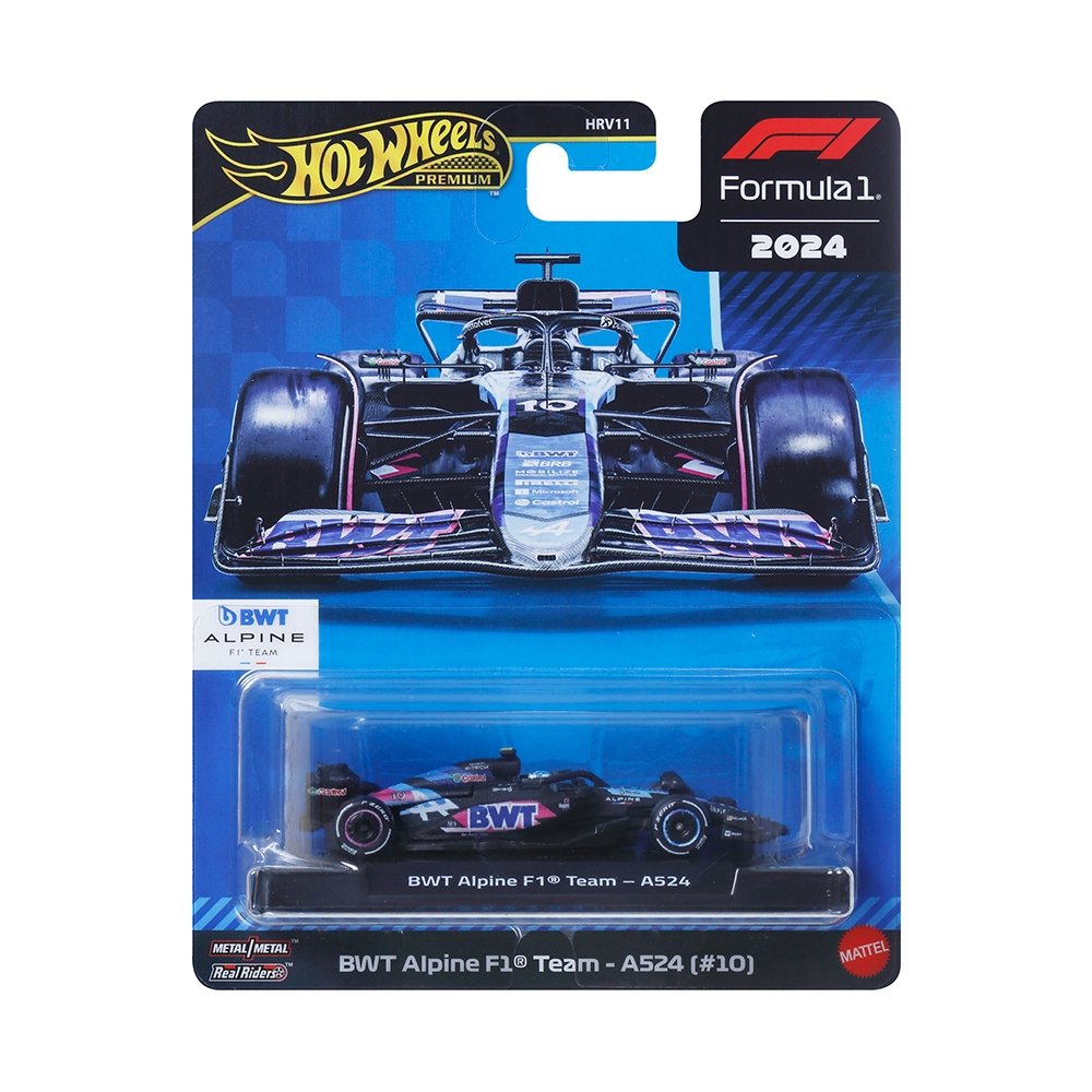Carrinho Hot Wheels Racing Fórmula 1 Premium HRV11 Sortido