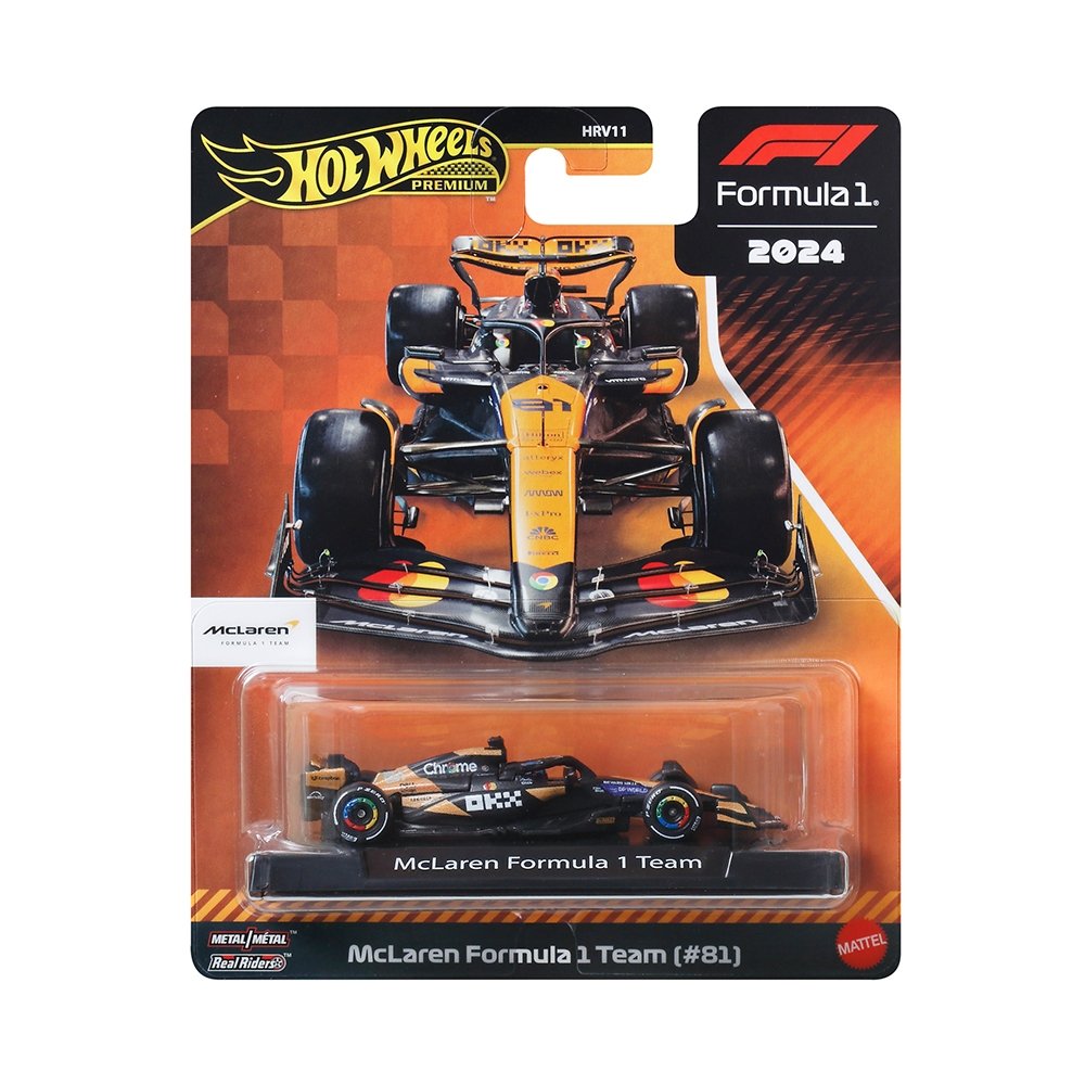 Carrinho Hot Wheels Racing Fórmula 1 Premium HRV11 Sortido