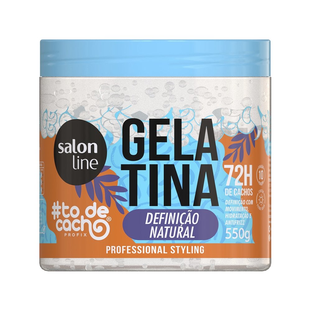 Gelatina Capilar Salon Line Tô de Cachos Definição Natural 550g