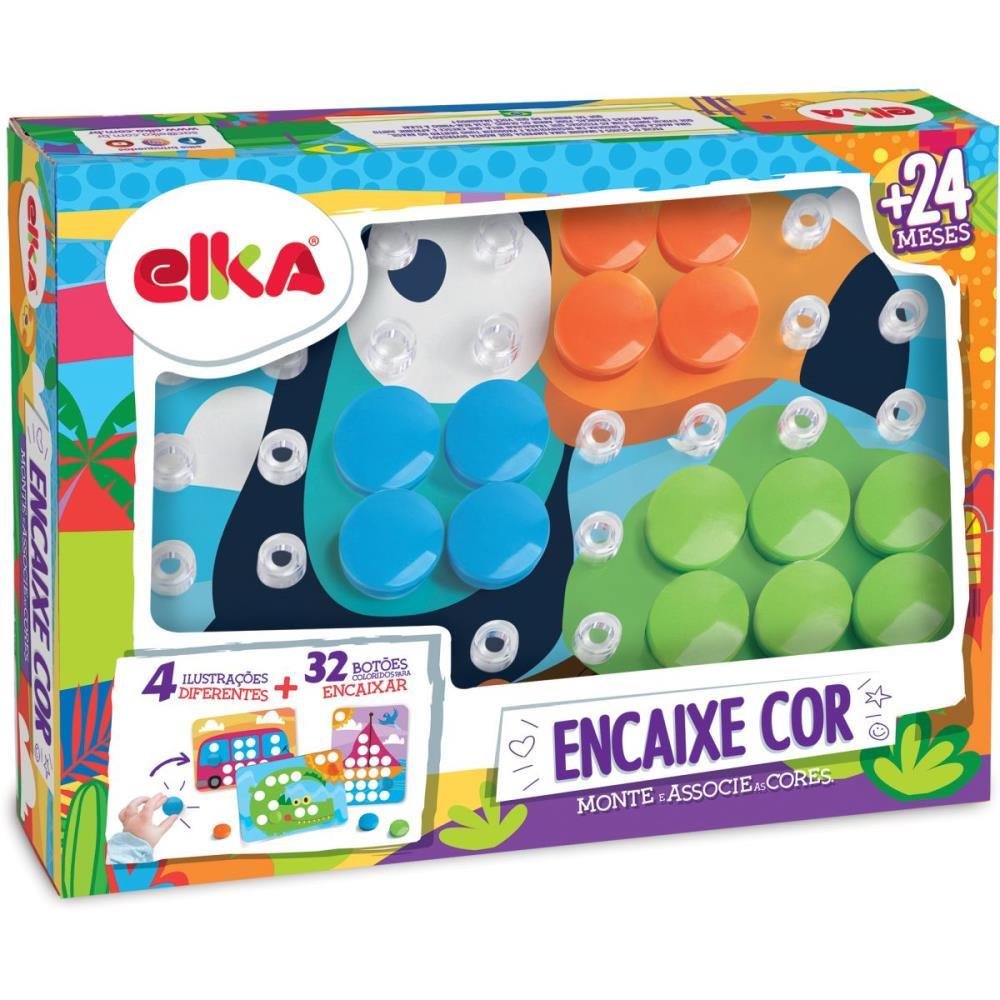 Brinquedo Para Bebê Encaixe Cor