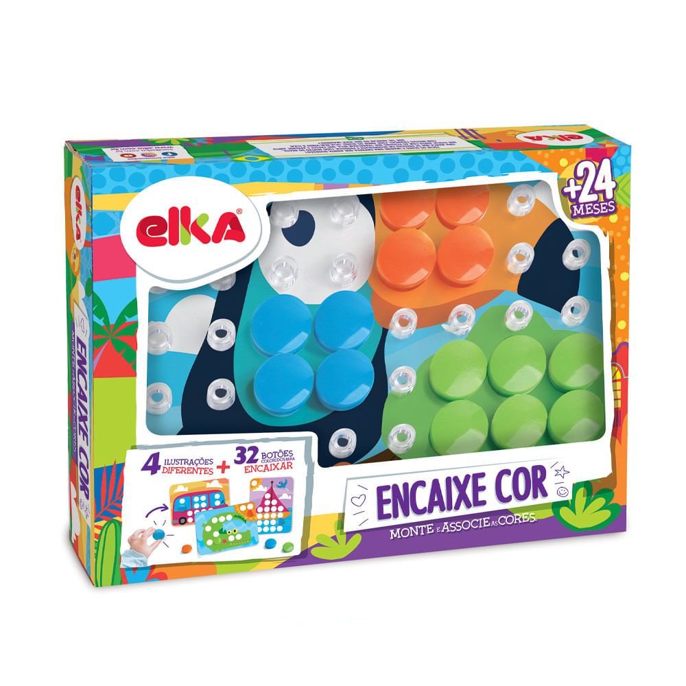 Brinquedo Para Bebê Encaixe Cor